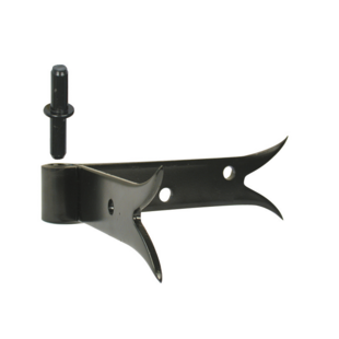 GOND D'ANGLE QUEUE DE CARPE AVEC AXE AMOVIBLE