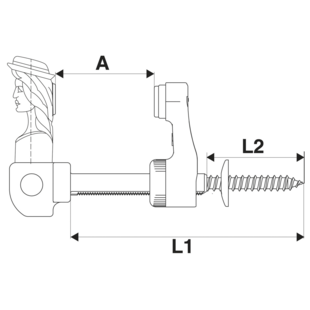 ARRET DE VOLET TETE BERGERE COMPOSITE