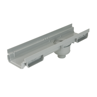 CANIVEAU BAS EN PVC AVEC SIPHON 0,50 M