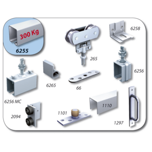 GARNITURE SPORTUB POUR PORTES DE 300 KG
