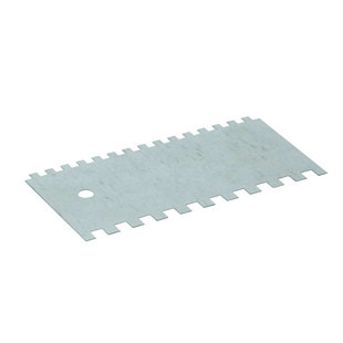 PEIGNE A COLLE 200 MM DENTURE "U" 6 X 6 ET 9 X 9MM