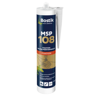 MASTIC COLLE MS POLYMERE MSP 108 BLANC 290 ML