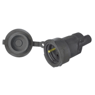 FICHE ET PROLONGATEUR 2P + T - 16 A