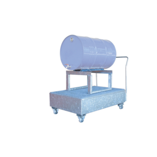 BAC DE RETENTION MOBIL ACIER GALVANISE SW