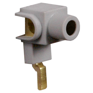 BORNE DE RACCORDEMENT 25MM2 ISOLE A LANGUETTE GRIS