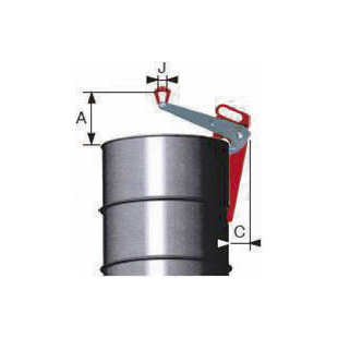 PINCE LEVE FUT VERTICALE A PRISE LATERALE