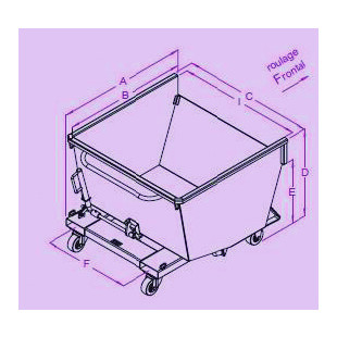 BENNE BASCULANTE HAUTEUR REDUITE
