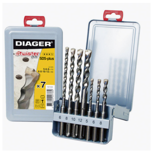 FORET MARTEAU TWISTER+ SDS+ (COFFRET 7)