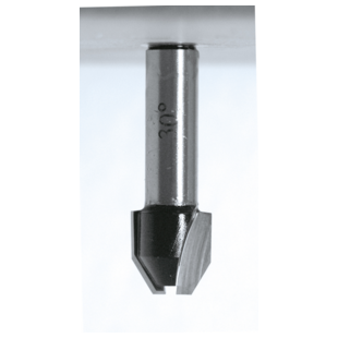 MECHE D'AFFLEUREUSE COMBINEE CARBURE 2 COUPES QUEUE 8 MM