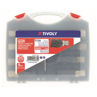 FRAISE A CAROTTER HSS TIAIN (COFFRET DE 8)