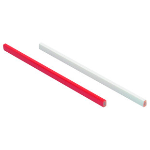 CRAYON DE CHARPENTIER 180 MM ROUGE - LA BOITE DE 144