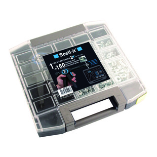 COFFRET 160 CHEVILLES POUR CLOISONS FINES + 1 PINCE A EXPANSION 2X