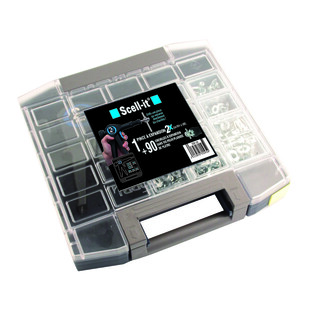 COFFRET 90 CHEVILLES METALLIQUES POUR PLAQUES DE PLATRE + 1 PINCE 2X