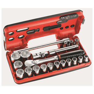 COFFRET DBOX DOUILLES 1/2" 6 PANS