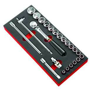 MODULE MOUSSE CLIQUET DOUILLES 1/2'' MODM.SL1PB