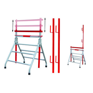 TRETEAU METALLIQUE PROFESSIONNEL TELESCOPIQUE 80X80CM