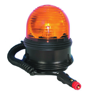 GYROPHARE A EMBASE MAGNETIQUE 12/24 V SANS AMPOULE MICRO