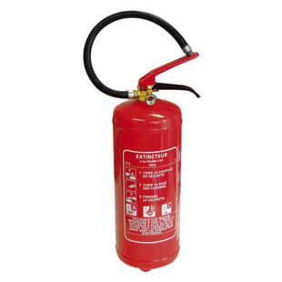 EXTINCTEUR A POUDRE 6 KG CLASSE ABC PRESSION PERMANENTE