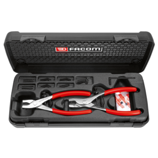 JEU DE 2 PINCES POUR CIRCLIPS INTERIEUR ET EXTERIEUR 470