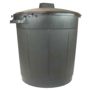 POUBELLE A GRAVATS POLYPROPYLENE 80 L AVEC COUVERCLE PB80