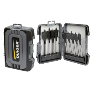 MECHE A BOIS PLATE QUICK-LOCK (COFFRET 9)