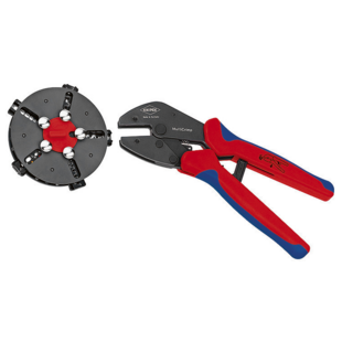PINCE A SERTIR AVEC PORTE-PROFILS MULTICRIMP 250 MM