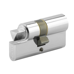 CYLINDRE DE SURETE 30X30MM AVEC TRIANGLE Ø 11 MM NICKELE HG5 "PROTECT"