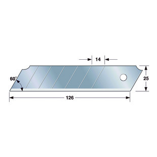 LAME DE CUTTER ROCK HARD BLADE 25 MM (ETUI DE 10)
