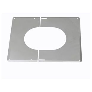 PLAQUE DE FINITION 0° A 30° INOX