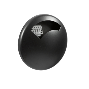 CENDRIER MURAL METAL DISCO GRIS MANGANESE 0,5 L