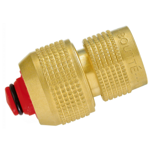 RACCORD D'ARROSAGE RAPIDE AQUA STOP LAITON