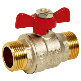 VANNE A SPHERE ACS MALE - MALE MANETTE PAPILLON - SERIE BATIMENT