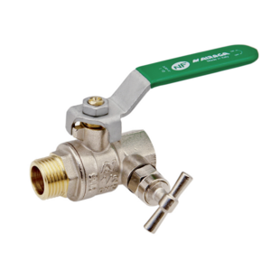 VANNE A SPHERE NF ACS MALE - FEMELLE A PURGE