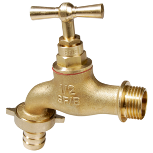 ROBINET D'ARROSAGE A POTENCE LAITON