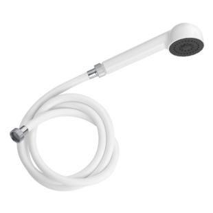 DOUCHETTE + FLEXIBLE BLANC EMERAUDE