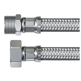 FLEXIBLE SANITAIRE PRESSION TRESSE INOX MF