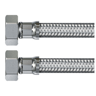 FLEXIBLE SANITAIRE PRESSION TRESSE INOX FF PN 13