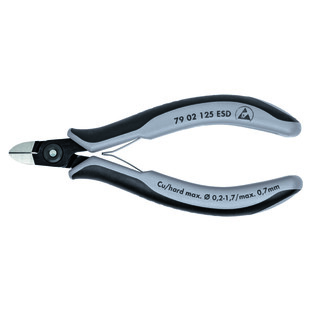 PINCE COUPANTE DE COTE DE PRECISION POUR L'ELECTRONIQUE 125 MM ESD