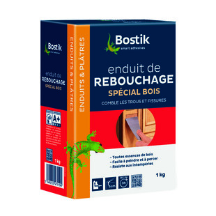 ENDUIT DE REBOUCHAGE SPECIAL BOIS POUDRE 1 KG