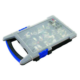 COFFRET DE COLLIERS A BANDE NON PERFOREE 9 MM ZINGUE BLANC W1