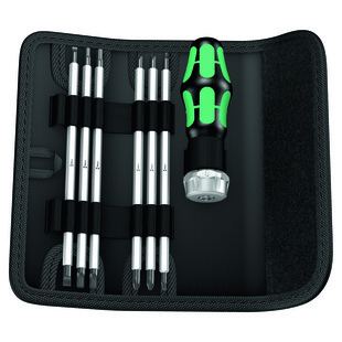 TOURNEVIS CLIQUET  PORTE-EMBOUT KOMPAKT KRAFTFORM VARIO RA SB (JEU DE 7)