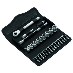 JEU DE CLIQUET ZYKLOP METAL SWITCH 1/4'' 8100 SA 8 (28 PIECES)