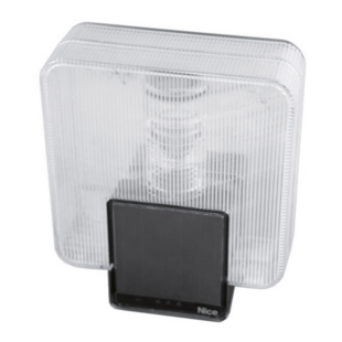 LAMPE CLIGNOTANTE SANS FILS, A LED, AVEC PANNEAU PHOTOVOLTAIQUE INTEGRE LLW