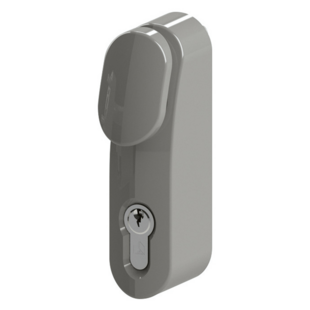 MANOEUVRE EXT DEBRAYABLE BOUTON ALU RAL 9006 ISSUDOM MBO