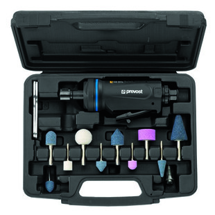 MEULEUSE DROITE PNEUMATIQUE + ACCESSOIRES