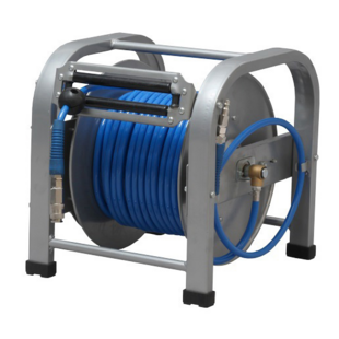 ENROULEUR AUTOMATIQUE DE TUYAU D'AIR A TAMBOUR OUVERT