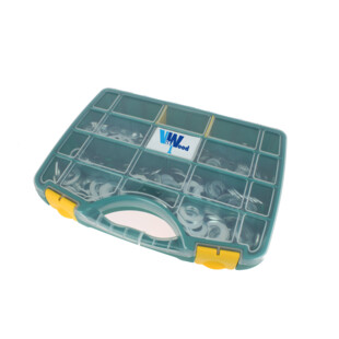 COFFRET 855 RONDELLES PLATES MU ACIER ZINGUE