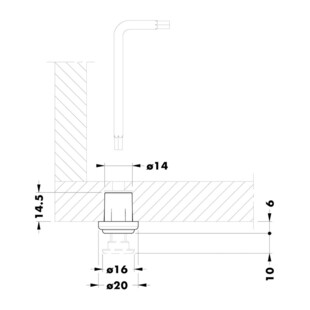 VERIN COMPENSATEUR DE NIVEAU