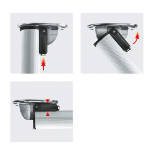 PIED DE TABLE RABATTABLE