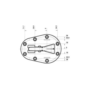 PIED DE TABLE RABATTABLE